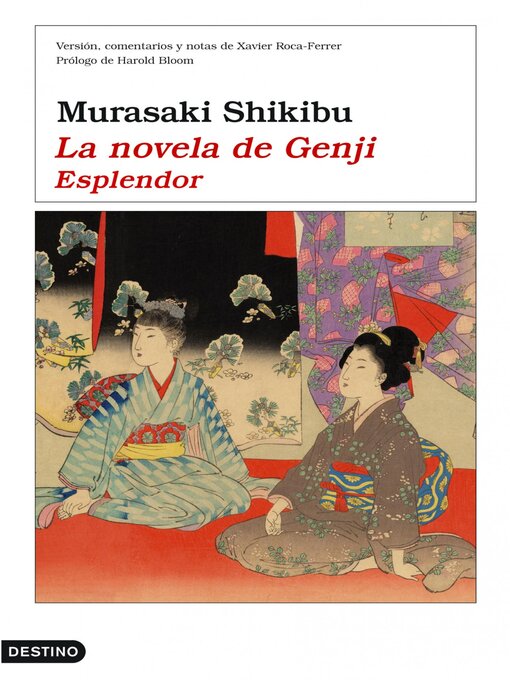 Title details for La novela de Genji I (nueva edición) by Murasaki Shikibu - Available